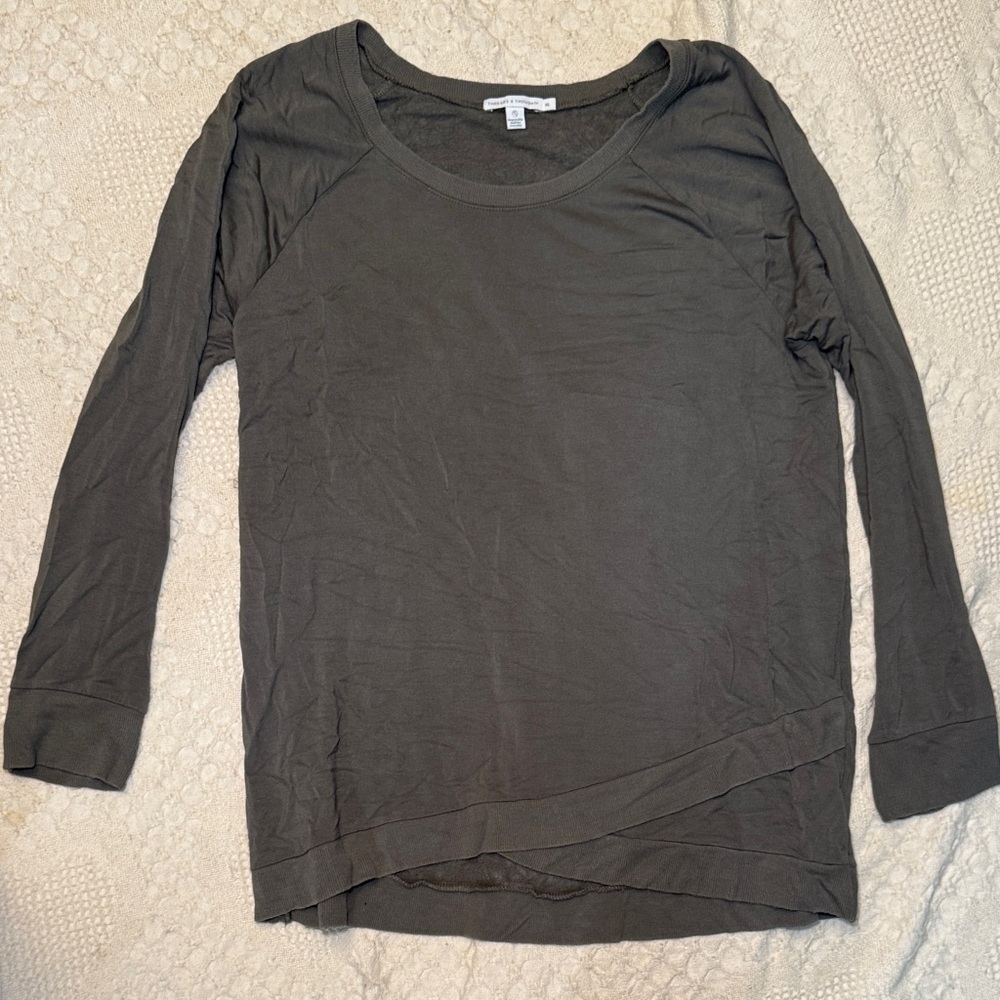 Threads 4 Thought Charcoal Long Sleeve Tee